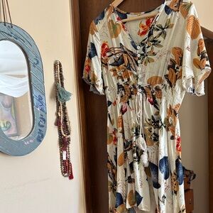 Floral Button-Down Dress